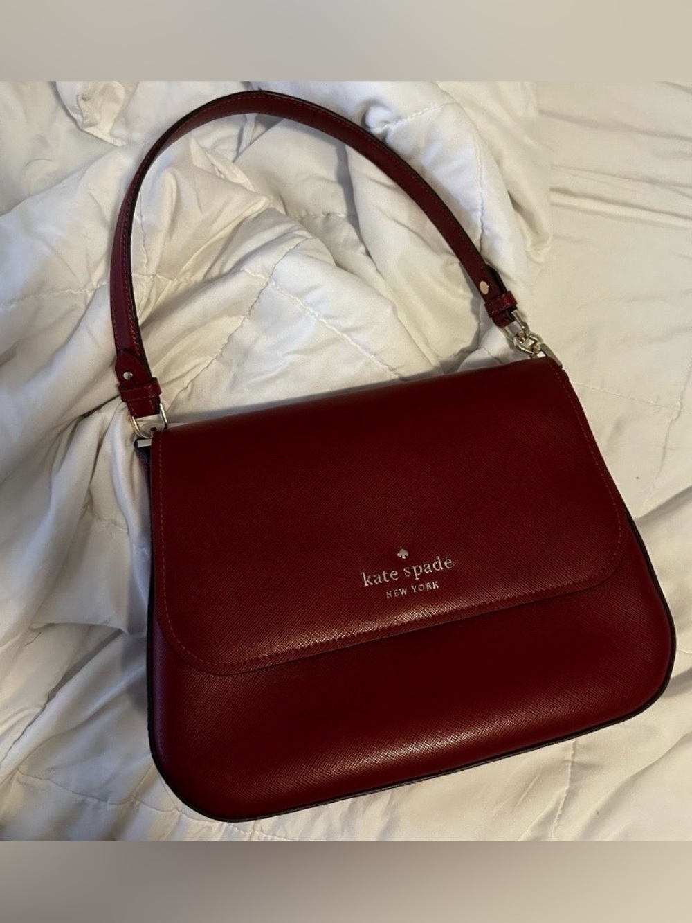 kate spade Red Leather Shoulder Bag